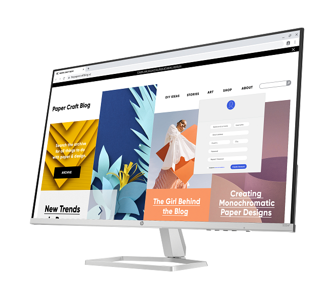 HP Series 5 31.5 inch FHD Monitor - 532sf
