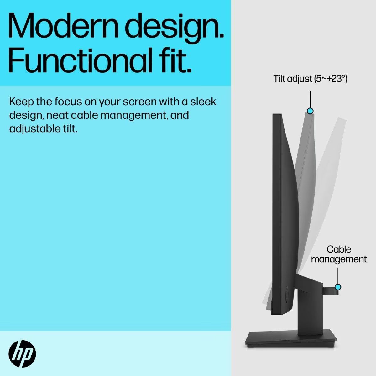 HP P24v G5 60.5 cm (23.8) FHD Monitor - Image 10